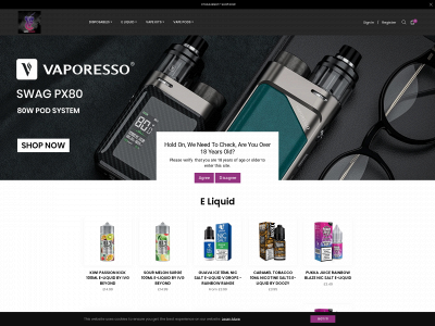 vapezncrepz.co.uk snapshot