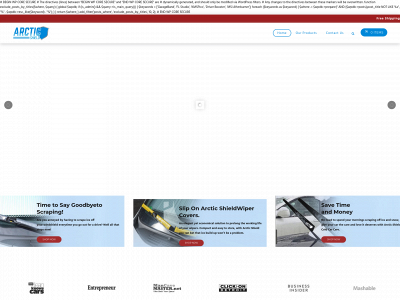 arcticshieldwipers.com snapshot