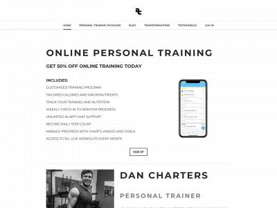 www.dancharters.com snapshot
