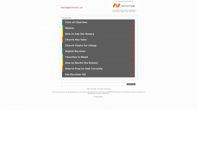 vantagechurch.ca snapshot