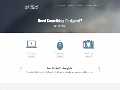 jameslettau.com snapshot