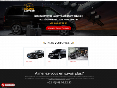 navetteexpress.com snapshot