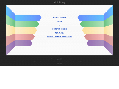alphfit.org snapshot