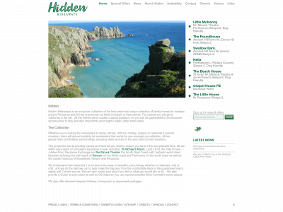 hiddenhideaways.co.uk snapshot