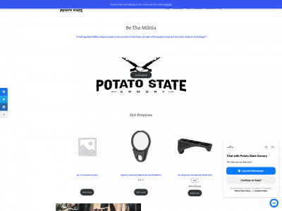 potatostatearmory.com snapshot