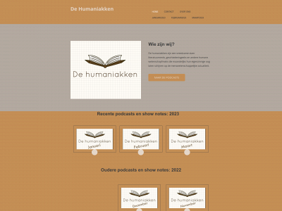 humaniakken.be snapshot