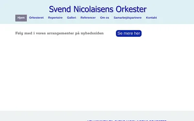 svend-nicolaisens-orkester.dk snapshot