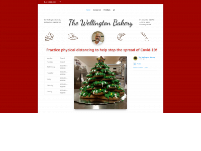 thewellingtonbakery.com snapshot