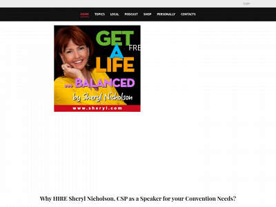 sheryl.com snapshot