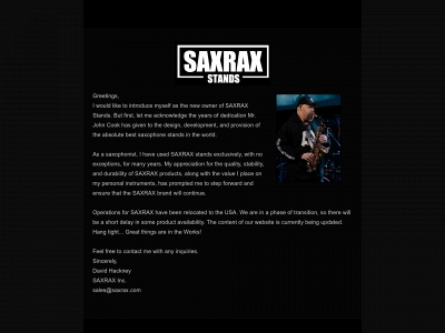 saxrax.com snapshot