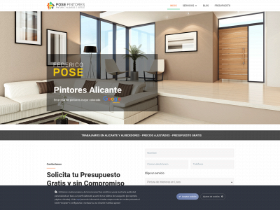posepintoresalicante.es snapshot