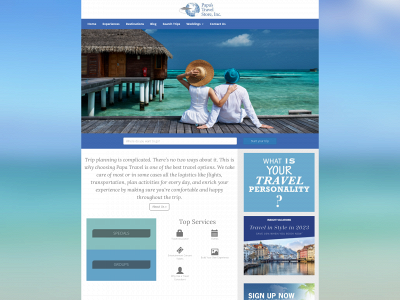 papastravel.com snapshot