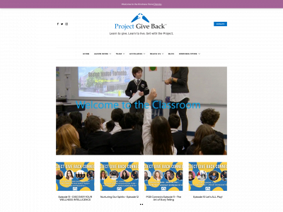 projectgiveback.com snapshot