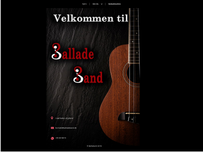 balladeband.dk snapshot
