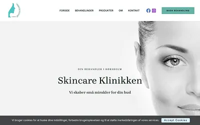 skincareklinikken.dk snapshot