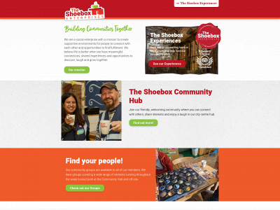 theshoebox.org.uk snapshot