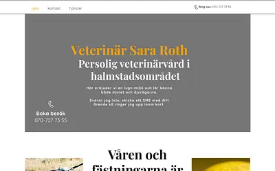 veterinarsararoth.se snapshot