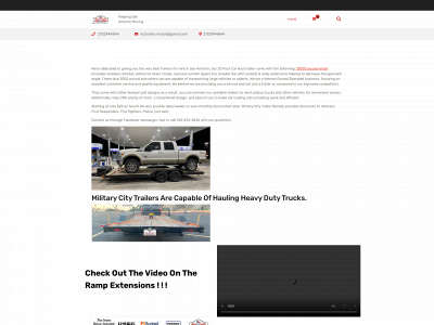 militarycitytrailerrentals.com snapshot