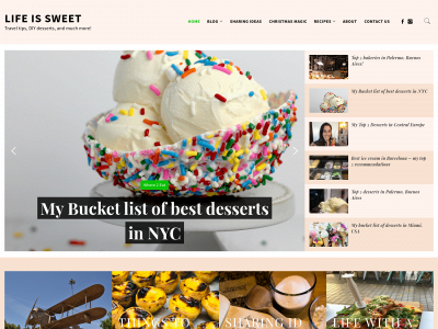 life-is-sweet-blog.com snapshot