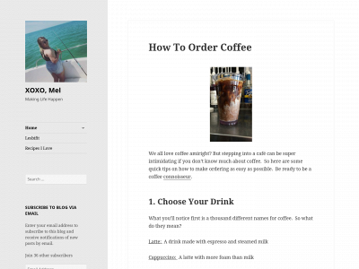 xoxomel.com snapshot