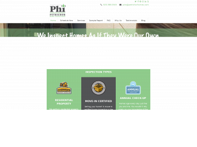 petrichorinspectionstucson.com snapshot