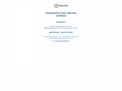 c8arquitectos.com snapshot