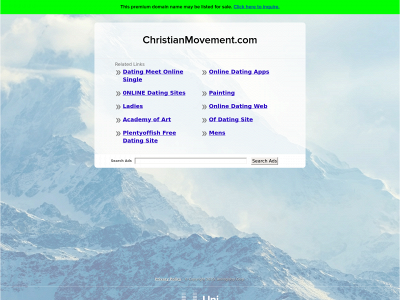 christianmovement.com snapshot