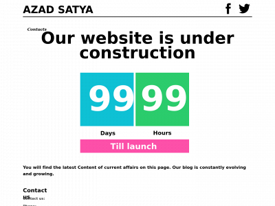 azadsatya.com snapshot