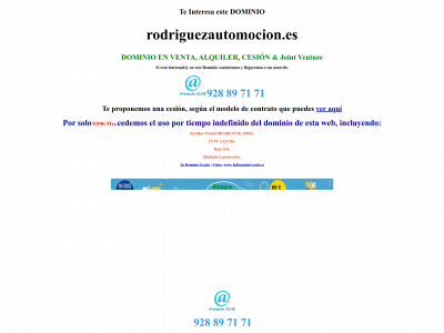 rodriguezautomocion.es snapshot