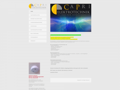 capri-elektrotechnik.de snapshot