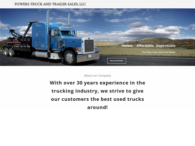powerstruckandtrailersales.com snapshot