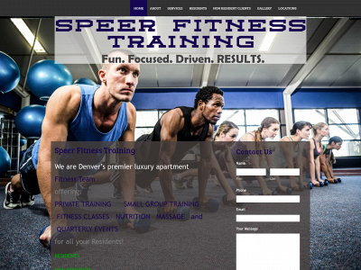speerfitnesstraining.com snapshot