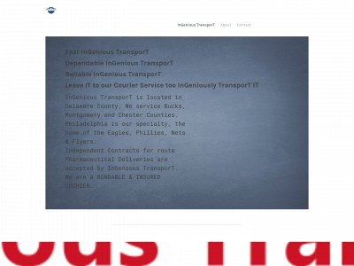 www.ingenioustransport.com snapshot