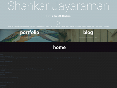 shankarjayaraman.com snapshot