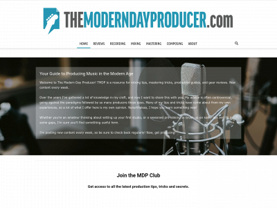 themoderndayproducer.com snapshot