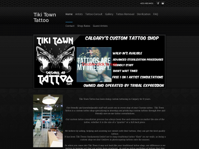 tikitowntattoo.com snapshot