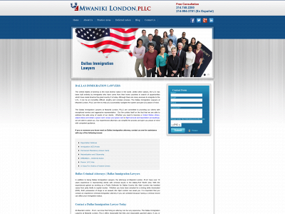 thedallasimmigrationlawyer.com snapshot