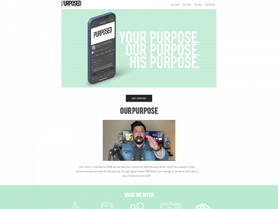 www.purposeddigitalmedia.com snapshot