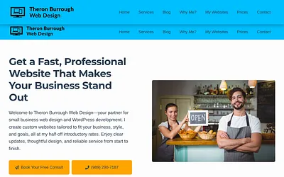 theronwebdesign.com snapshot
