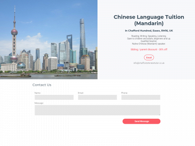 chaffordchinesetutor.co.uk snapshot