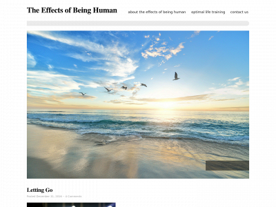 effectsofbeinghuman.com snapshot