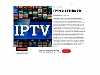 iptvlistfinder.net snapshot