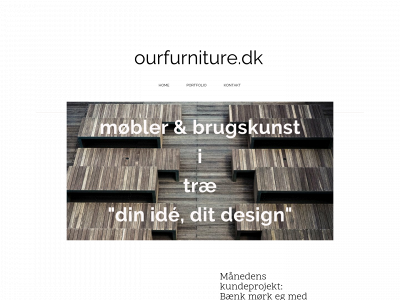 ourfurniture.dk snapshot