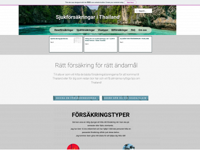 sjukforsakringthailand.se snapshot