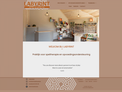 labyrintspeltherapie.be snapshot