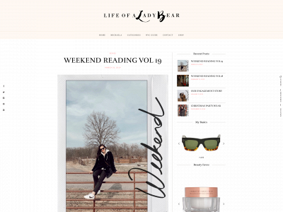 lifeofaladybear.com snapshot