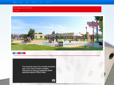 monopolyinthepark.com snapshot