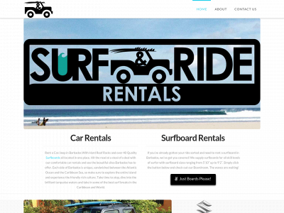 surfandriderentals.com snapshot