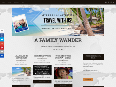afamilywander.com snapshot