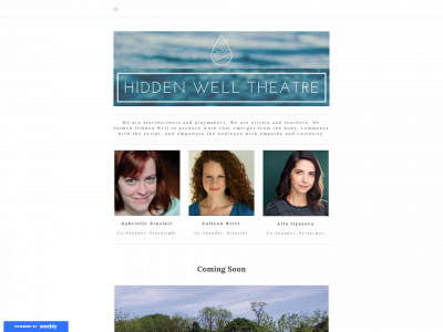 hidden-well-theatre.weebly.com snapshot